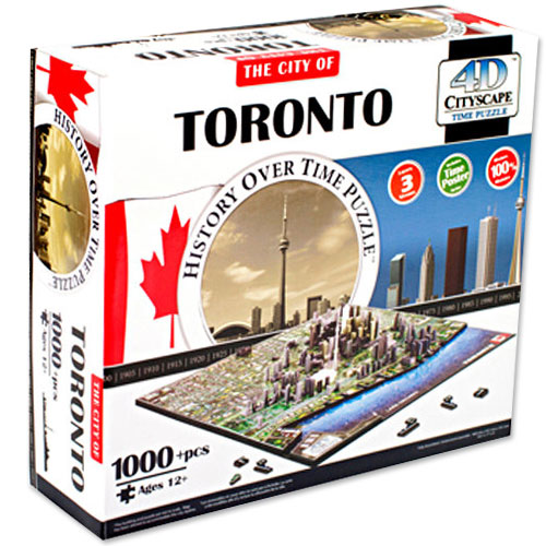4D Toronto, Canada Cityscape Time Puzzle 