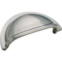 Amerock Advantage BP4235G9 Cup Eclectic Cabinet Pull, 1-1/4 in Projection, 3-1/4 in L x 1-3/4 in W