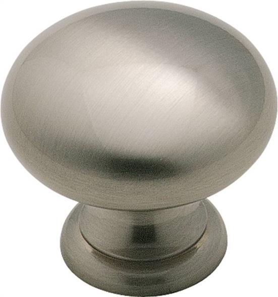 Amerock Allison BP1950HG10 Round Hollow Cabinet Knob, 1 in Projection, 1-1/4 in Dia, Solid Brass
