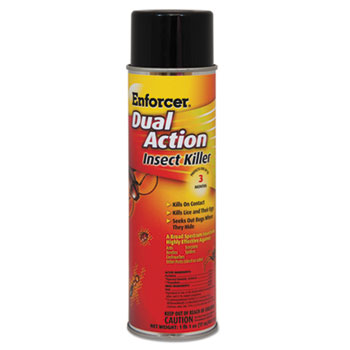 Dual Action Insect Killer, For Flying/Crawling Insects, 17oz Aerosol,12/Case