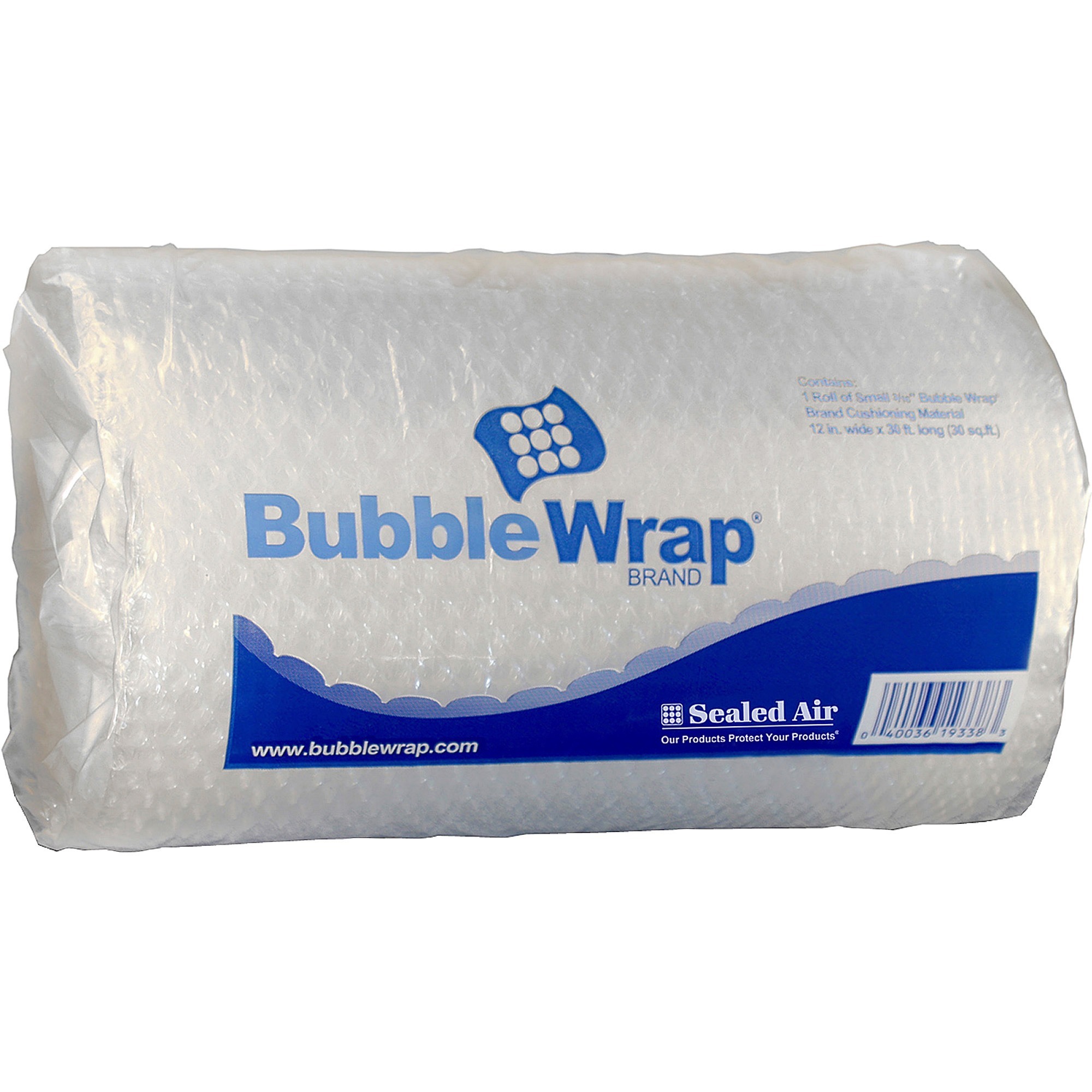 Bubble Wrap Cushioning Material, 3/16" Thick, 12" x 30 ft