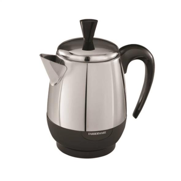 APPLICA CONSUMER PRODUCTS Fcp240 Percolator, 1000 W, Stainless Steel