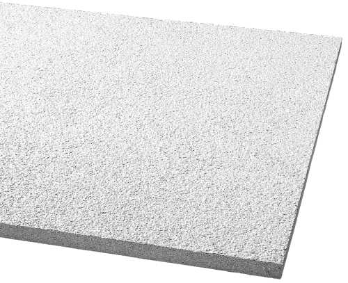 ARMSTRONG� ACOUSTICAL CEILING TILE CIRRUS SQUARE LAY IN, 48X24X3/4 IN., 533B