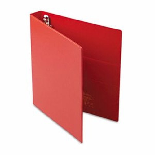Heavy-Duty Binder with One Touch EZD Rings, 11 x 8 1/2, 1" Capacity, Red