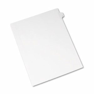 Allstate-Style Legal Exhibit Side Tab Divider, Title: C, Letter, White, 25/Pack