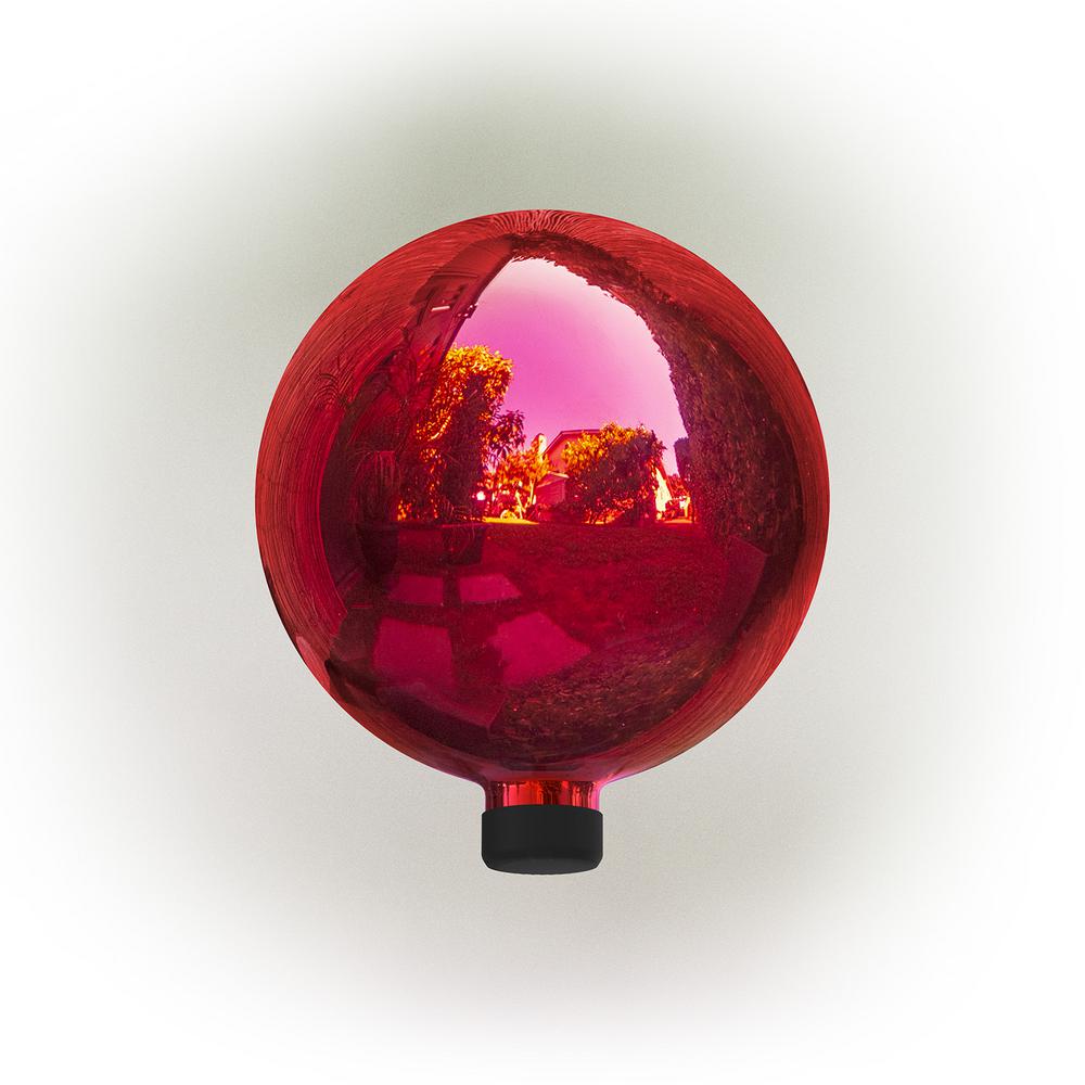 Red Glass Gazing Globe
