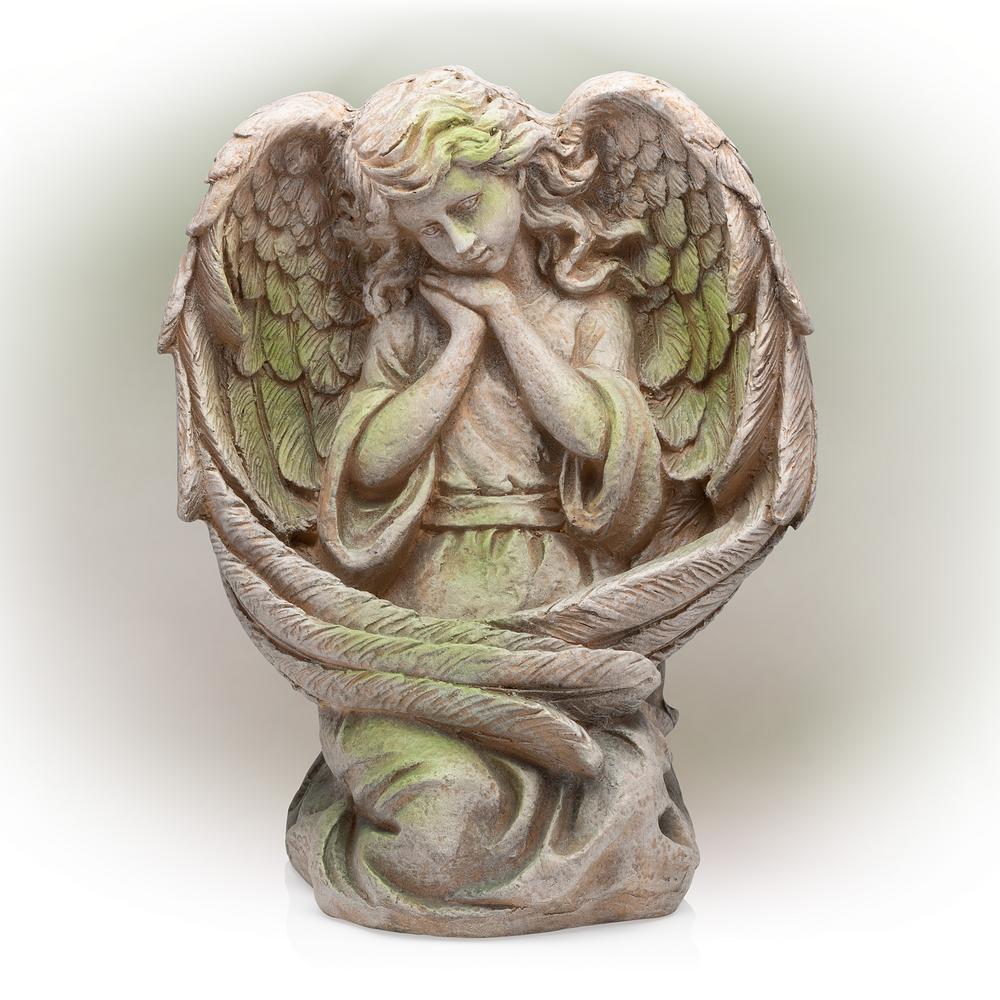 Old World Guardian Angel Statue