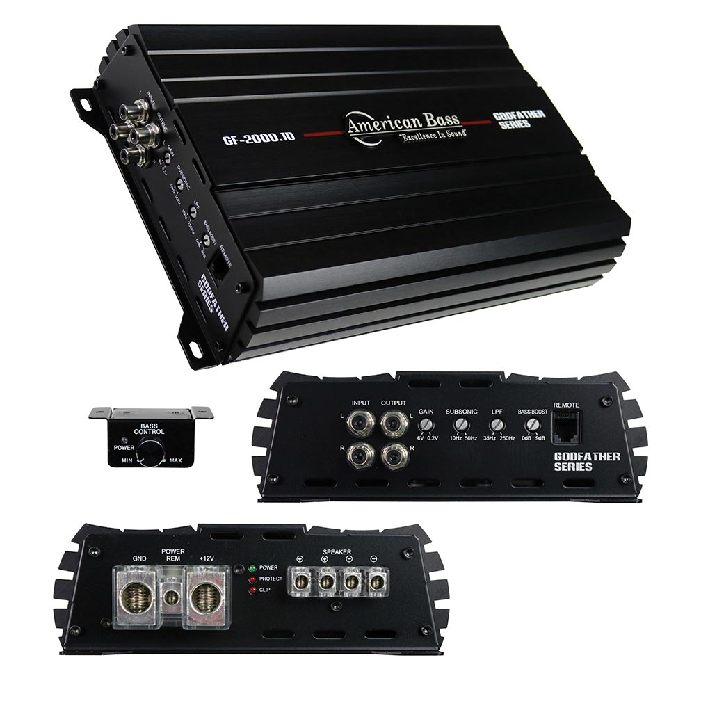 American Bass 1CH Amplifier 2340 Watts RMS