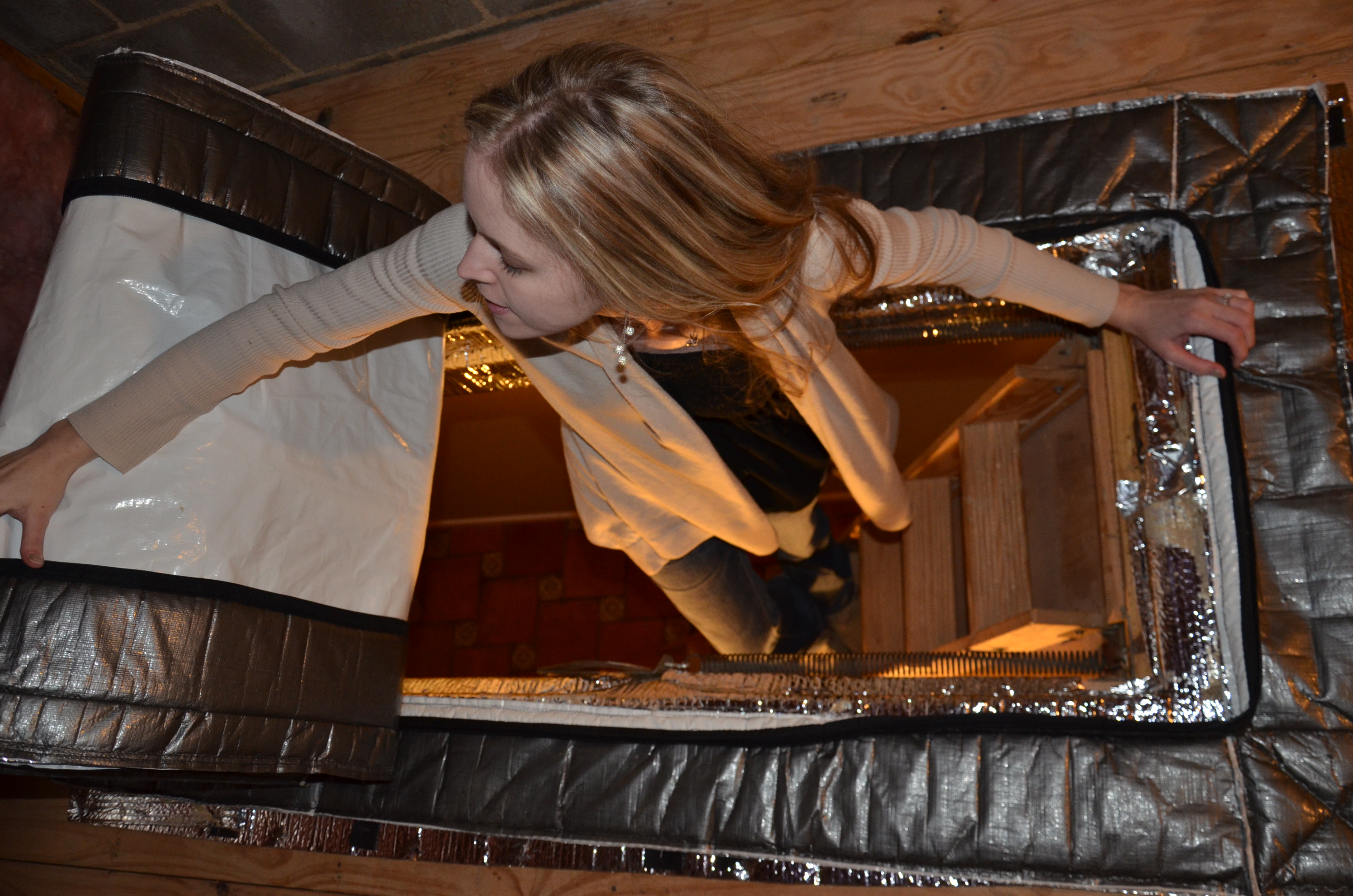 Attic Zipper - attic stair insulator 24" x 54" x 13"