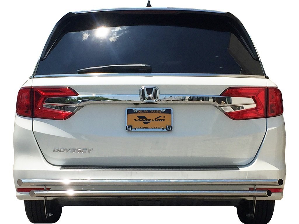 VGRBG-1039-1201SS Stainless Steel Double Layer Style Rear Bumper Guard