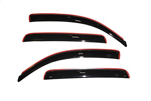 05-15 TACOMA DOUBLE CAB 4PC IN-CHANNEL VENTVISOR-SMOKE