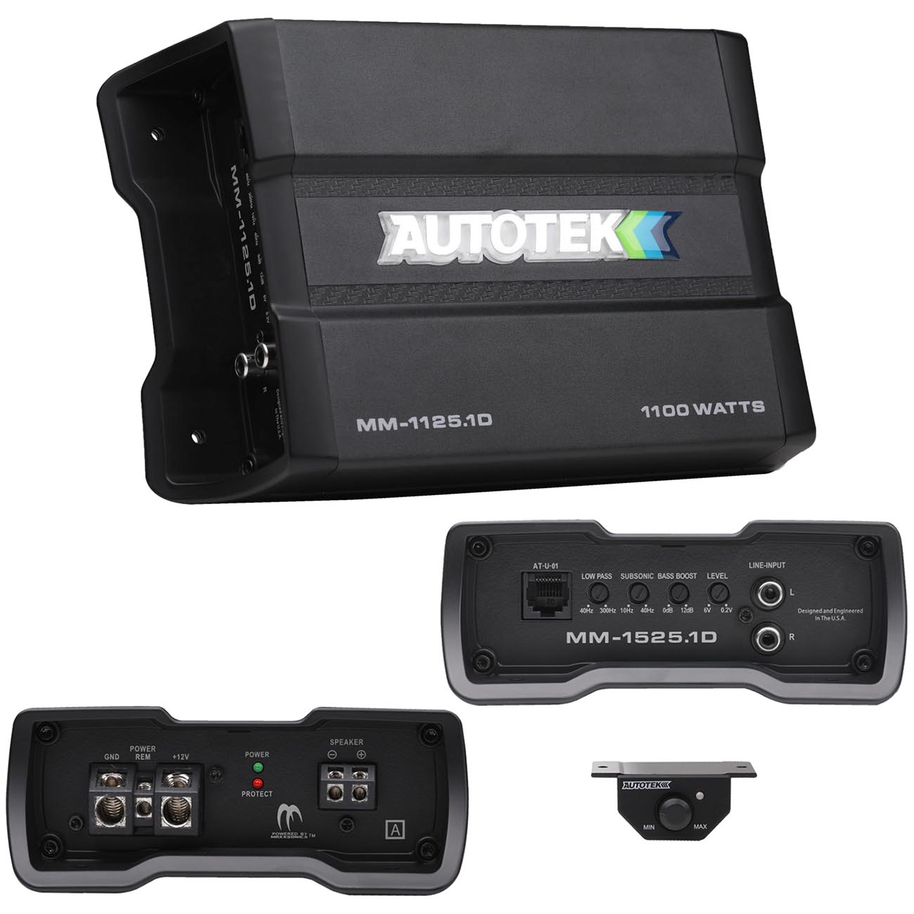 Autotek Mean Machine Compact D Class Amplifier 1100 Watts