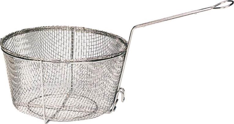 Barbour Bayou Classic Fry Basket With Drain Hook 11-1/2 in W x 5 in H