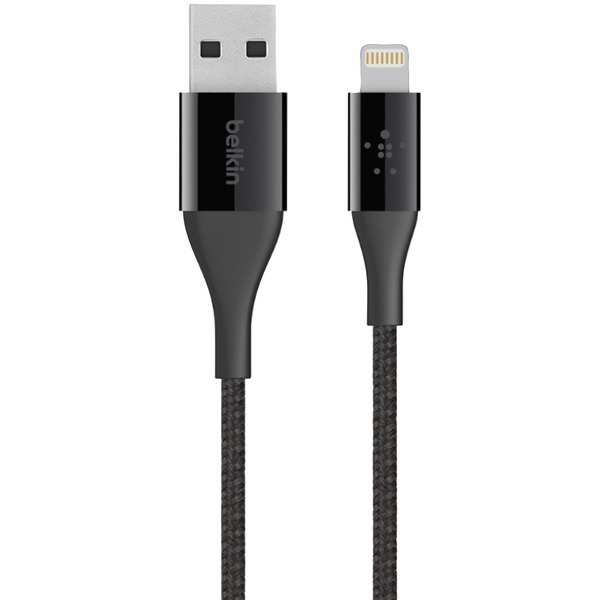 Belkin F8J207bt04-BLK MIXIT? DuraTek Lightning to USB Cable, 4ft (Black)