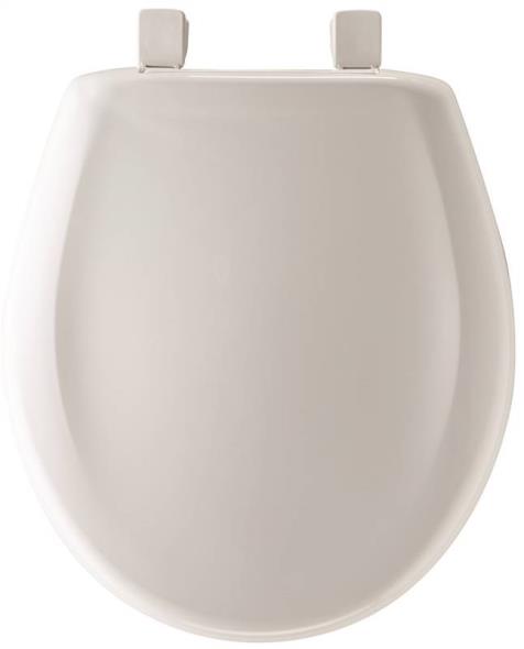 Mayfair 120SLOW-000 Toilet Seat, For Use With Elongated Bowls, Plastic, White