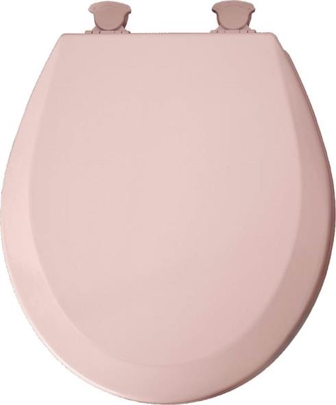 Mayfair 46EC 023 Toilet Seat, For Use With Round Bowls, 16-1/2 in L X 14.63 in W