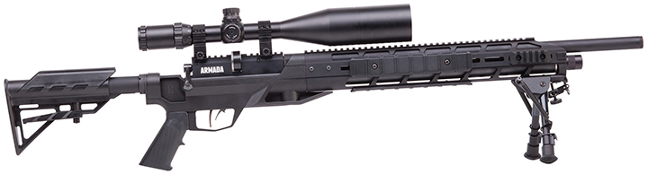 Benjamin Armada (Black) .177  Multi-Shot Bolt Action Hunting Air Rifle with M-Lok Interface 4-16x56
