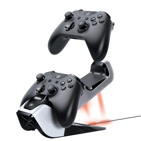bionik BNK-9029 Power Stand Dual Rechargeable Battery and Charging System for Xbox One