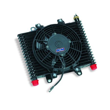 B&M 70297 Cooler, Large Hi Tek Cooling System with Fan, 590 CFM Rating