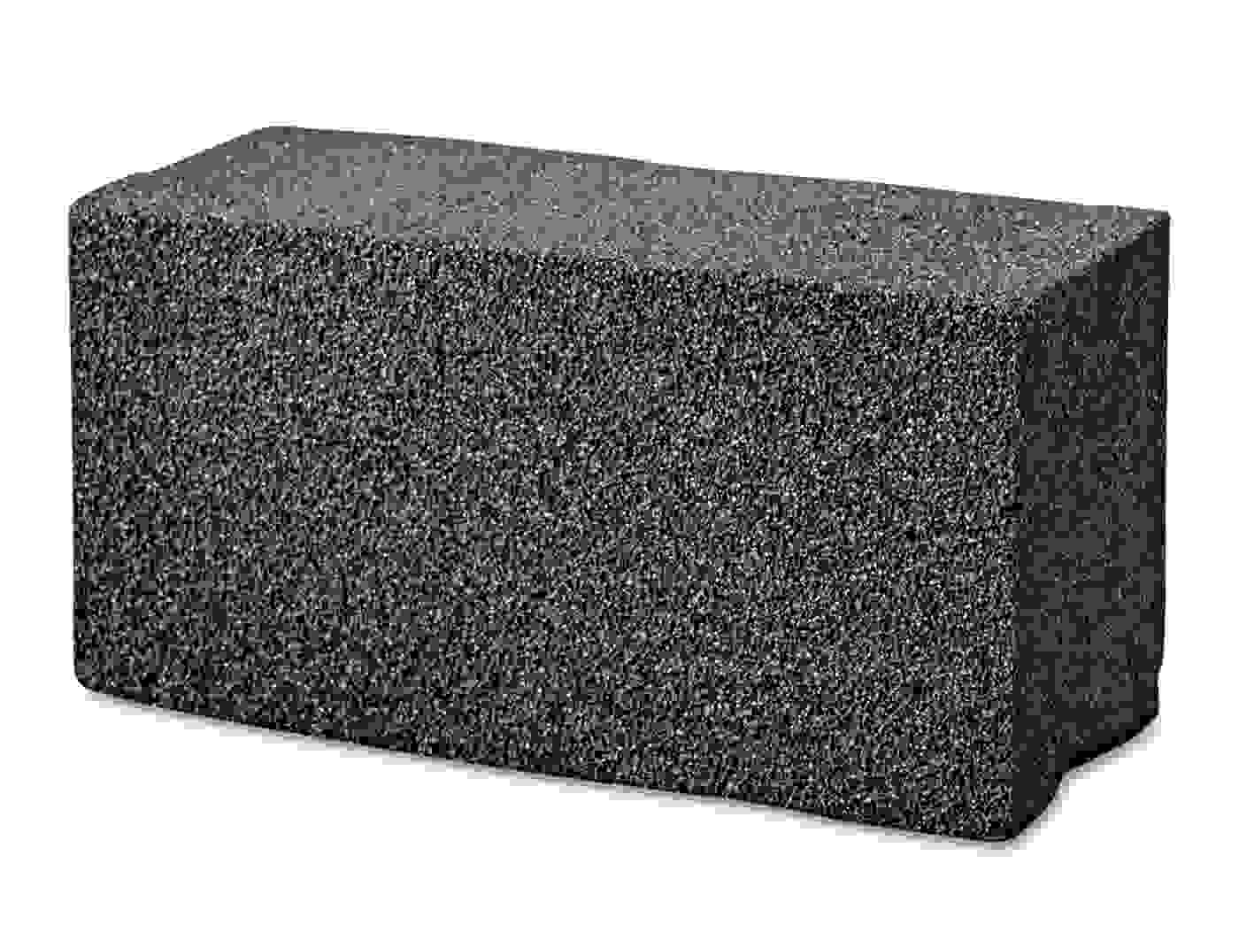 Grill Brick, 8 x 4, Black, 12/Case