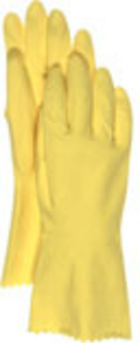 958M Medium Yellow Lined Latex Glove