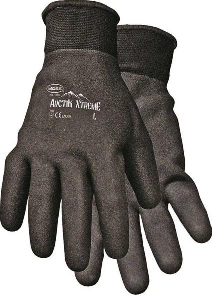 Arctik Xtreme 7841X Protective Gloves, Men's/X-Large, Nylon Shell, Black, Terry Lining