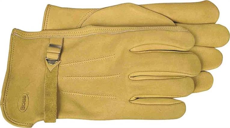 Boss 6023J Driver Gloves, X-Large, Premium Grain Leather, Gold, Unlined Lining