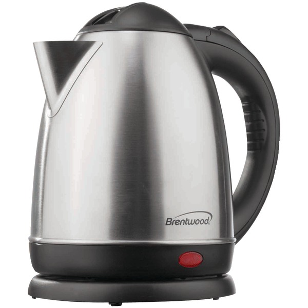 Brentwood Kt-1780 1.5-Liter Electric Cordless Tea Kettle, Brushed Stainless Steel 