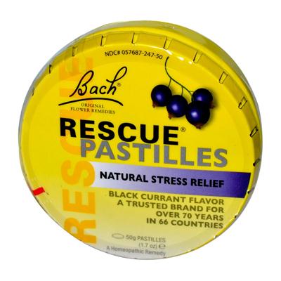 Bach Rescue Remedy Pastilles Black Currant Display (12x50 GM)