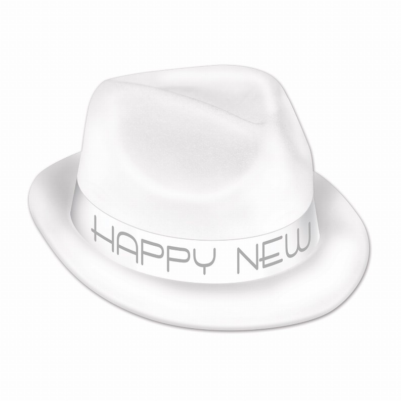 Velour  - New Years Chairman White Hat