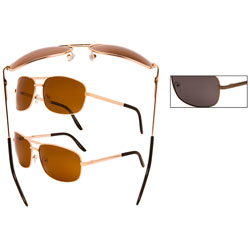 Bco Polarized Metal Wire Sunglasses