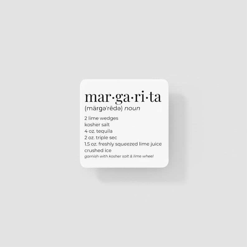 Margarita Coaster