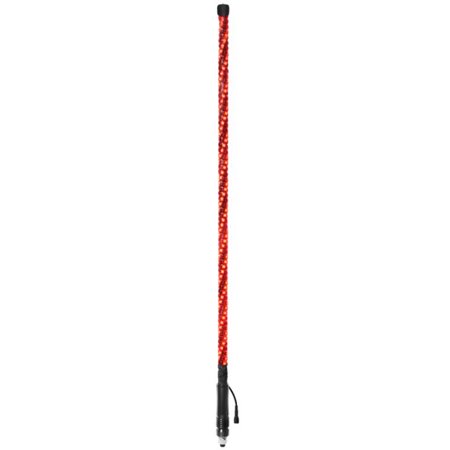 Boss Audio Systems WP4 Atv Whip Antenna - 48 Inch, 360 Degree Rgb (Red/Green/Blue)