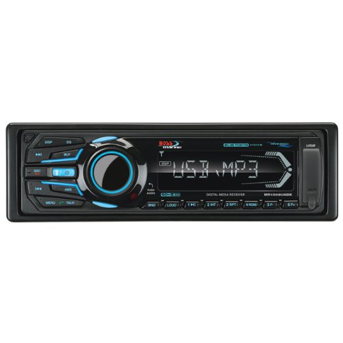 BOSS AUDIO SYSTEMS MR1308UABK SINGLE DIN BLUETOOTH MP3 WMA USB SD AM FM