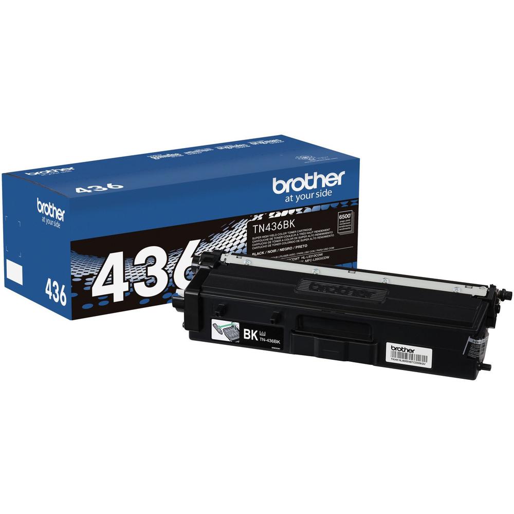 Brother TN436BK Original Laser Toner Cartridge - Black - 1 Each - 6500 Pages