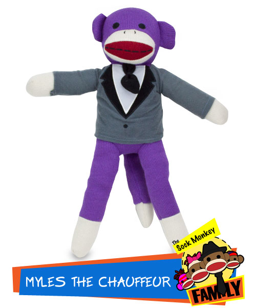 Myles the Chauffeur from The Sock Monkey Family