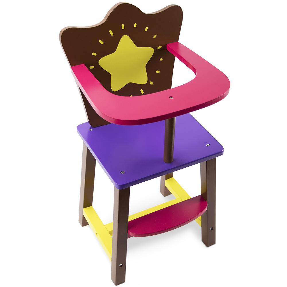 Star Bright Doll High Chair