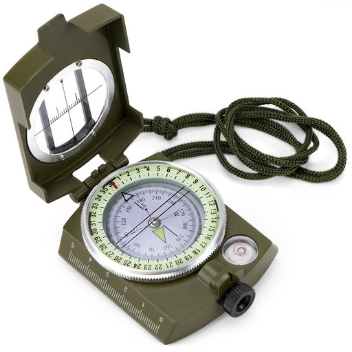 Prismatic Waterproof Military-Style Compass