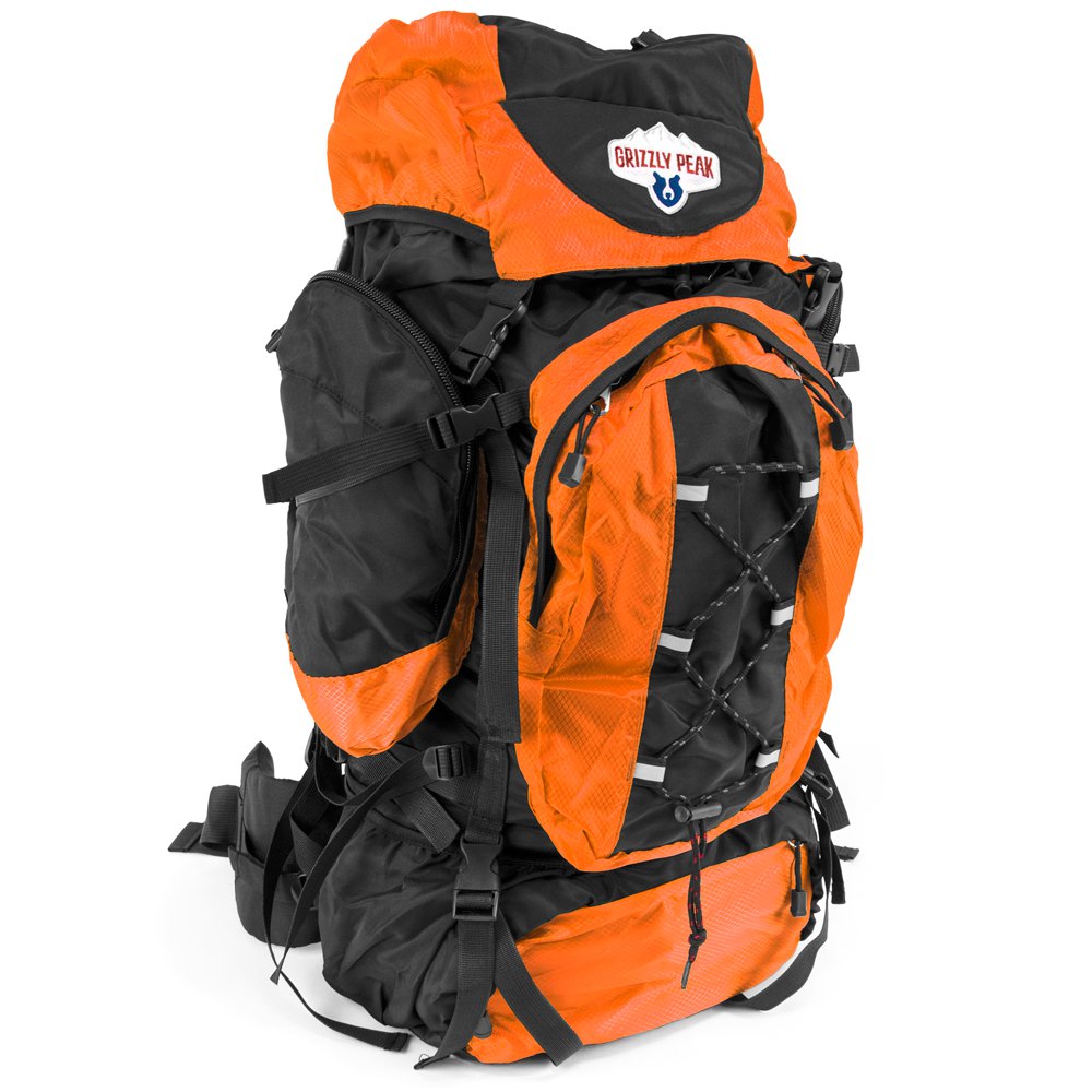 70L Internal Frame Backpack, Orange