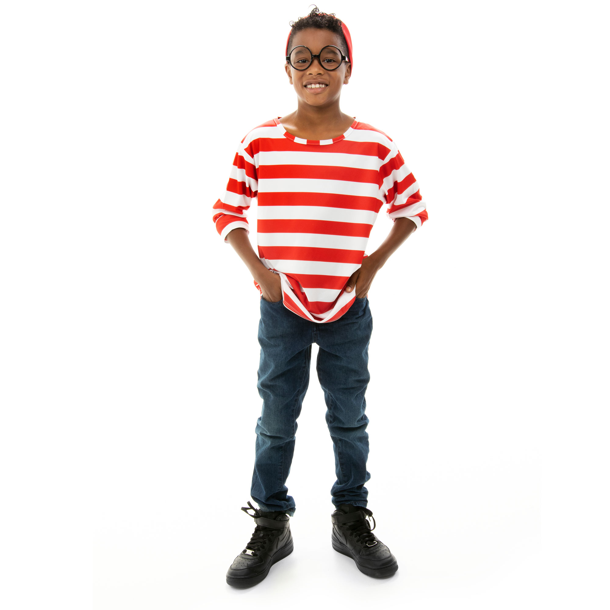 Where's Wally Halloween Costume - Child's Cosplay Outfit, S