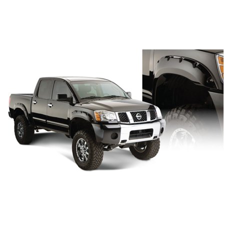 04-15 TITAN WITH BEDSIDE LOCKBOX POCKET STYLE FENDER FLARES-FRONT PAIR ONLY