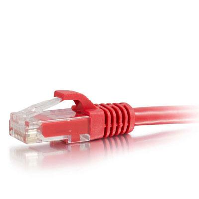 1' CAT6 Snagless Patch Red