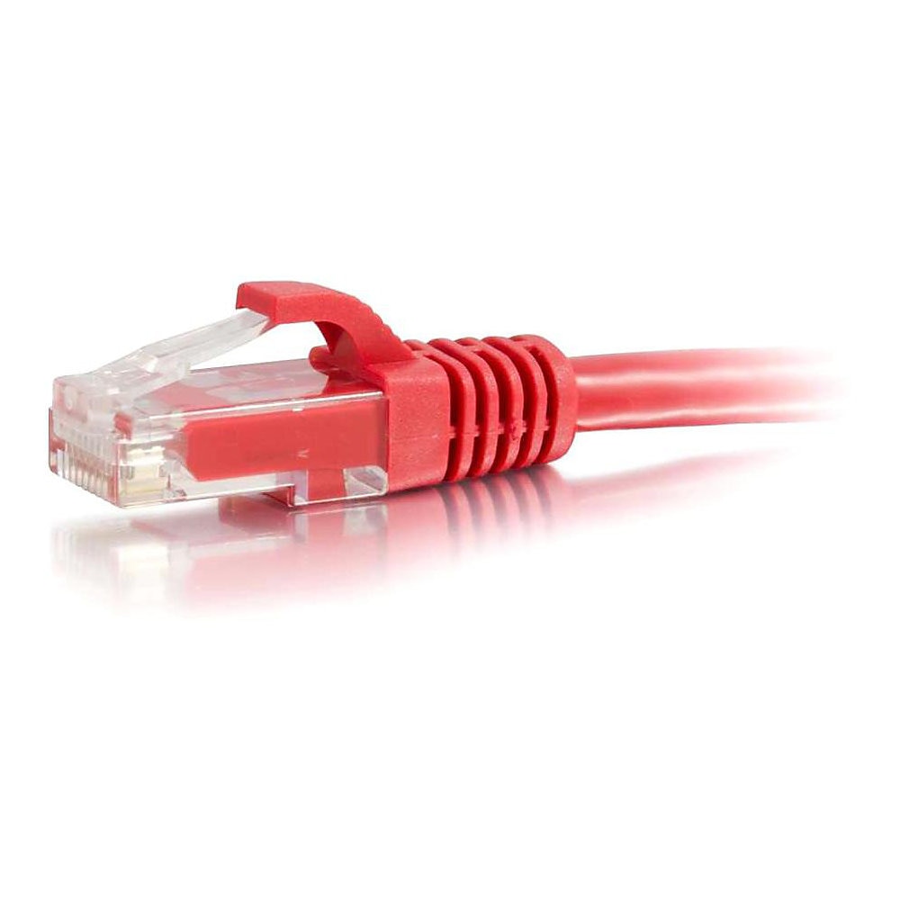 7' Cat5E Snagless Cable Red