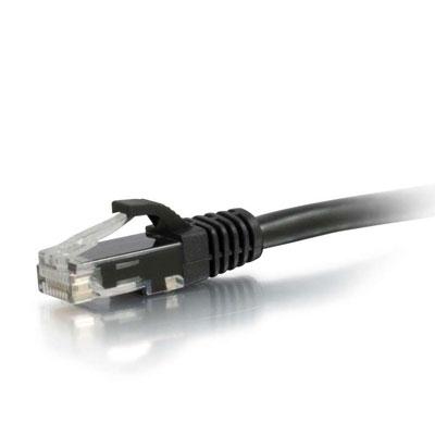 1' Cat6 Snagless Cable Black