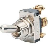 Calterm 41710 Toggle Switch, 12 VDC, 15 A, Silver