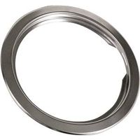 Camco 00343 Electric Universal Trim Ring, For Use With Metal or Porcelain Pans, 6 in Dia, Chrome Plated