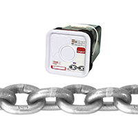 Campbell 018-4616 High Test Chain, 3/8 in x 40 ft, 5400 lb, Carbon Steel