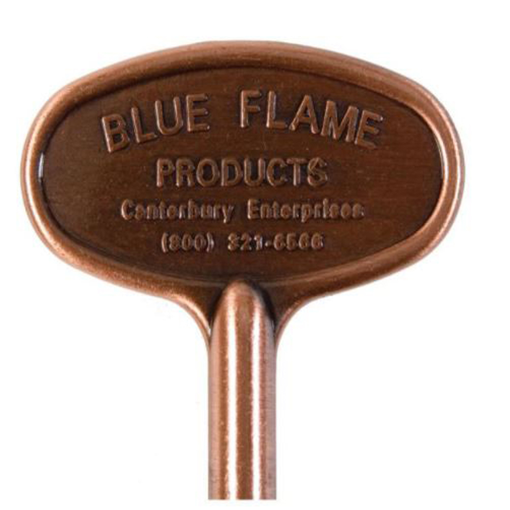 Blue Flame 3" Antique Copper Universal Gas Valve Key - BF.KY.08