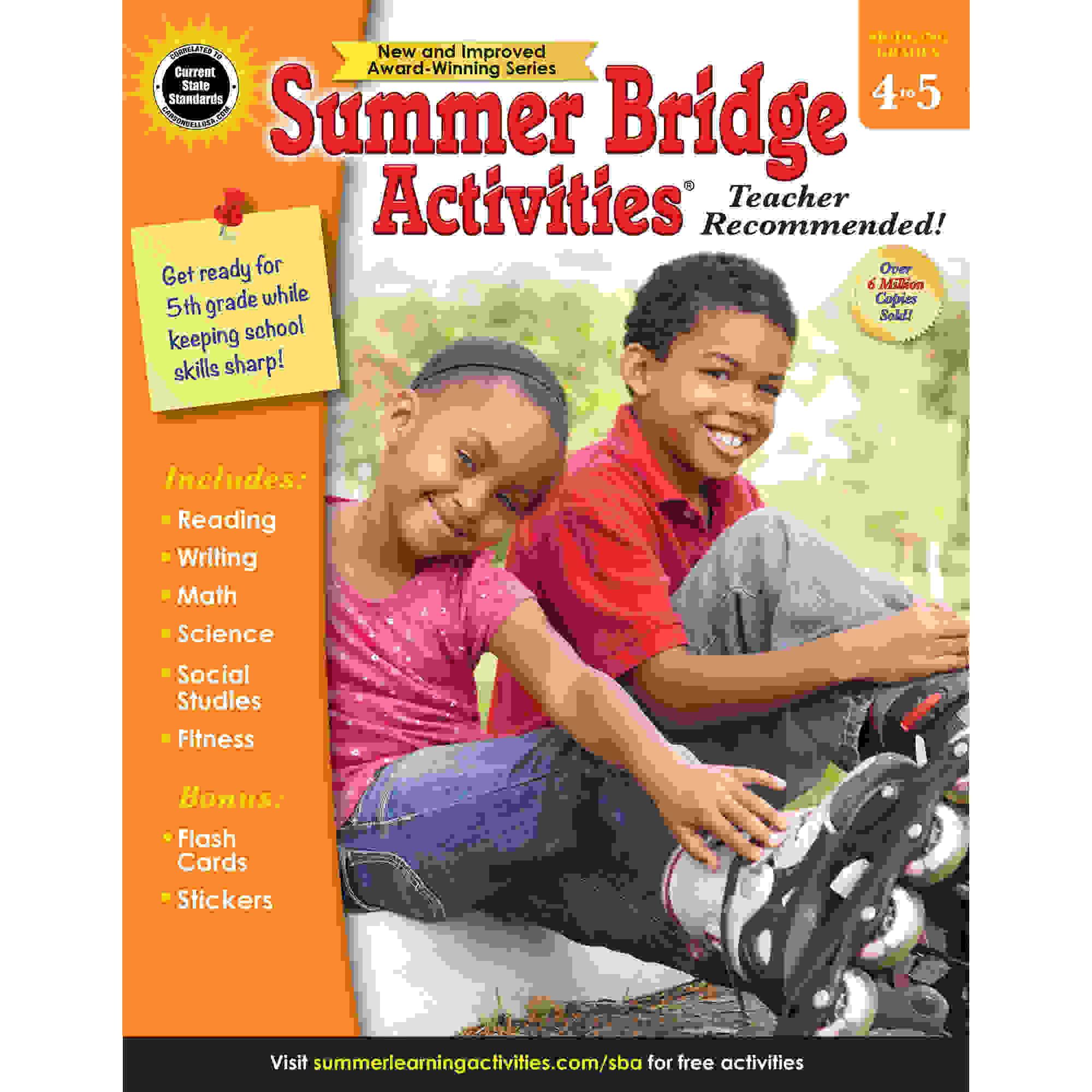 Summer Bridge Activities Workbook, Grade 4-5, Paperback