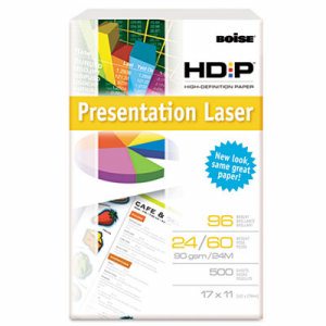 POLARIS Premium Laser Paper, 96 Bright, 24lb, 11 x 17, White, 500 Sheets
